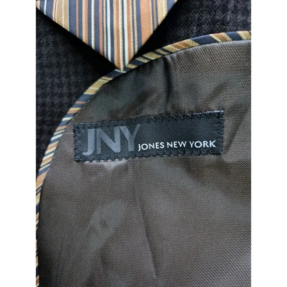 Jones New York Mens Sports Coat 42S Dark Brown Velvet 2 Button Blazer J701